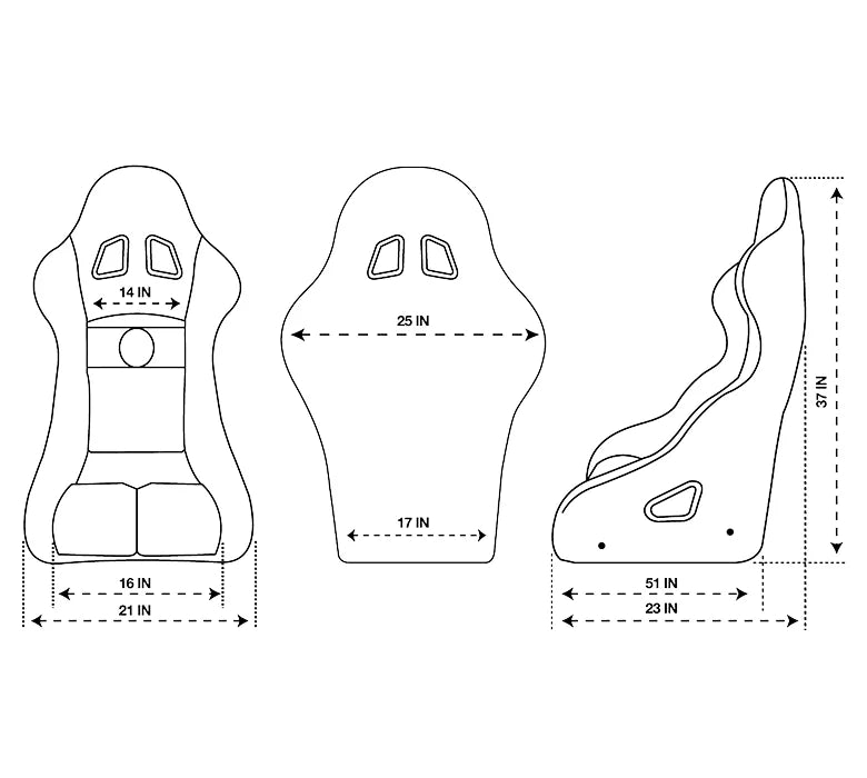 NRG FIA Competition seat large