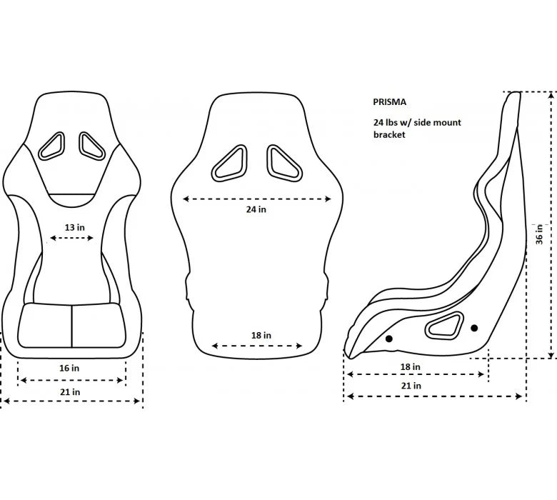 NRG PRISMA ULTRA MEXICAL SEAT