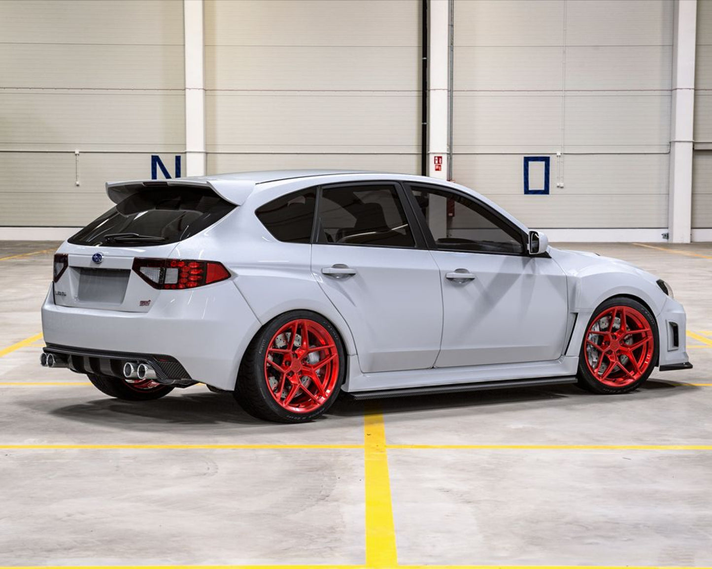 VR Forged D04 Wheel Brushed Red 18x9.5 40mm 5x114.3