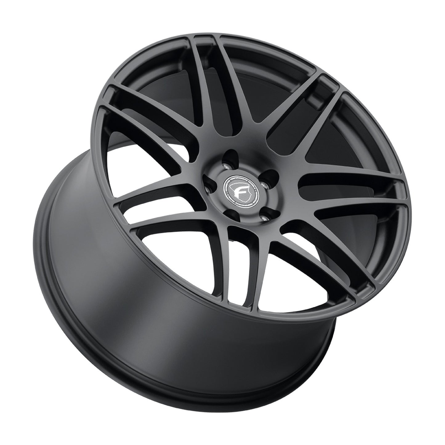 Forgestar 19x10 F14SD 5x112 ET08 BS5.8 Satin BLK 66.56 Wheel
