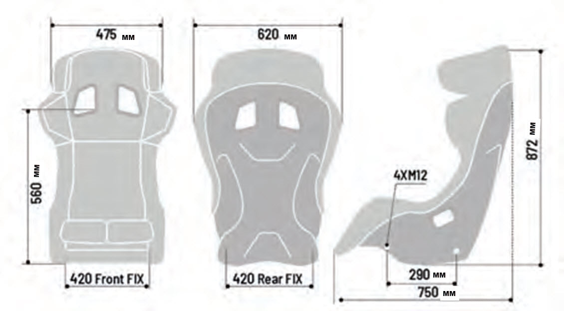 SPARCO ADV XT SEAT FIA