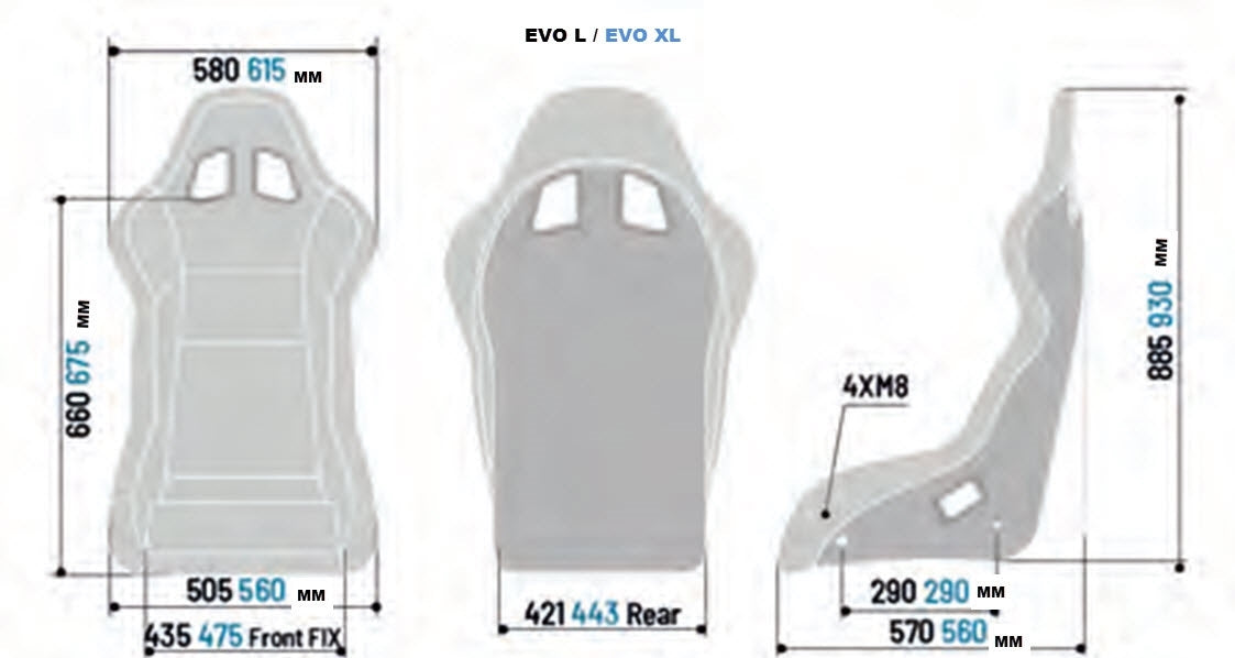 SPARCO EVO XL QRT SEAT