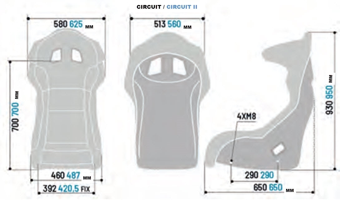 SPARCO CIRCUIT QRT SEAT