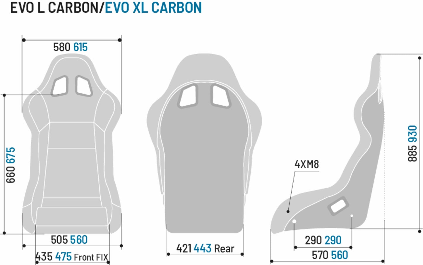 SPARCO EVO L PERFORMANCE (CARBON) SEAT