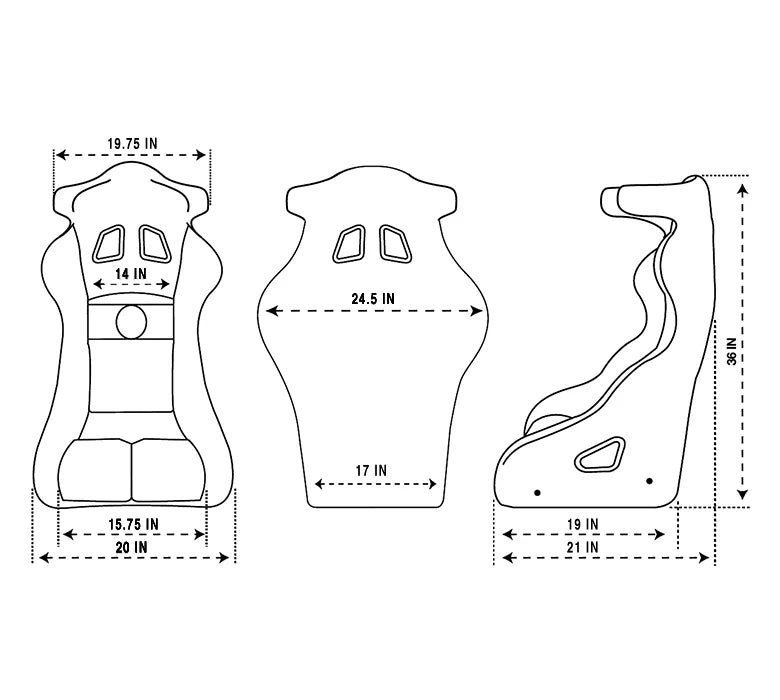 NRG FIA Competition Seat Medium