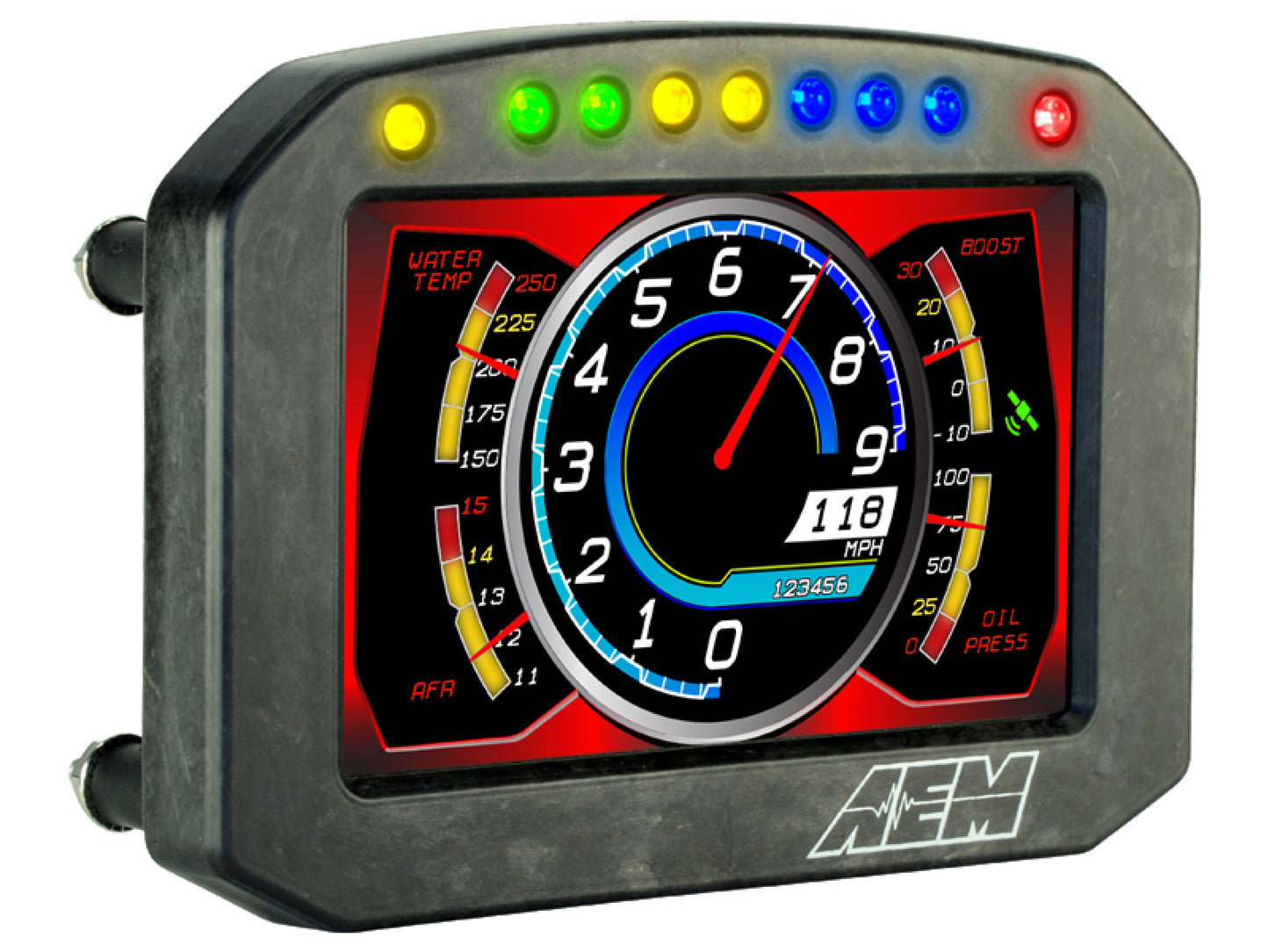 AEM CD-5 Carbon Flat Panel Digital Racing Dash Display - Logging / GPS Enabled