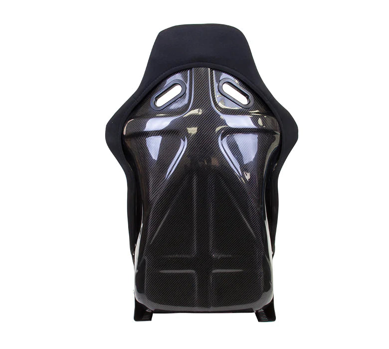 NRG Fiber Glass Bucket Seat with Carbon Fiber Large