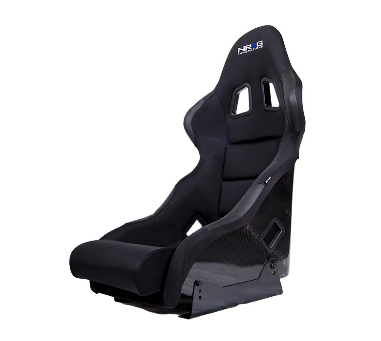 NRG Fiber Glass Bucket Seat with Carbon Fiber Medium