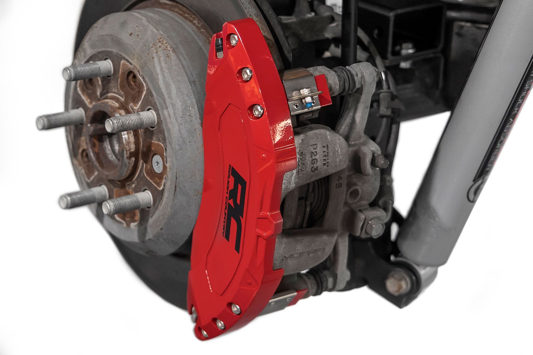 Caliper Covers | Front and Rear | Red | Non-Sport | Jeep Gladiator JT (20-23)/Wrangler JL (18-23