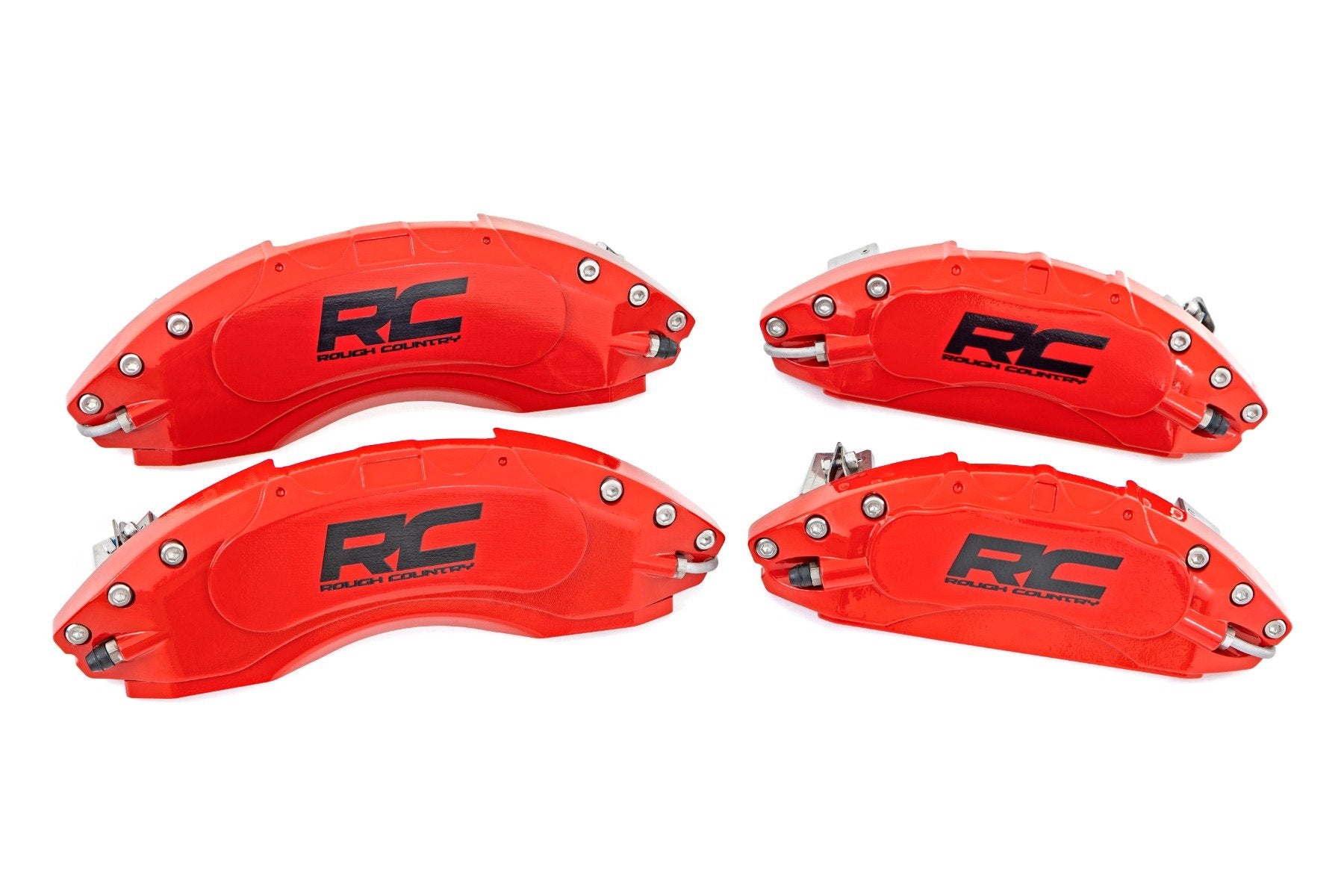 Caliper Covers | Front and Rear | Red | Non-Sport | Jeep Gladiator JT (20-23)/Wrangler JL (18-23