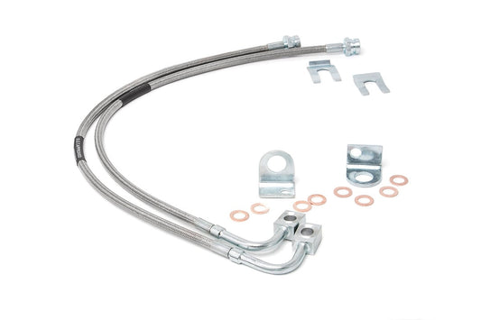 Brake Lines | Stainless | Front | 4-6 Inch Lift | Jeep Wrangler JK (07-18)