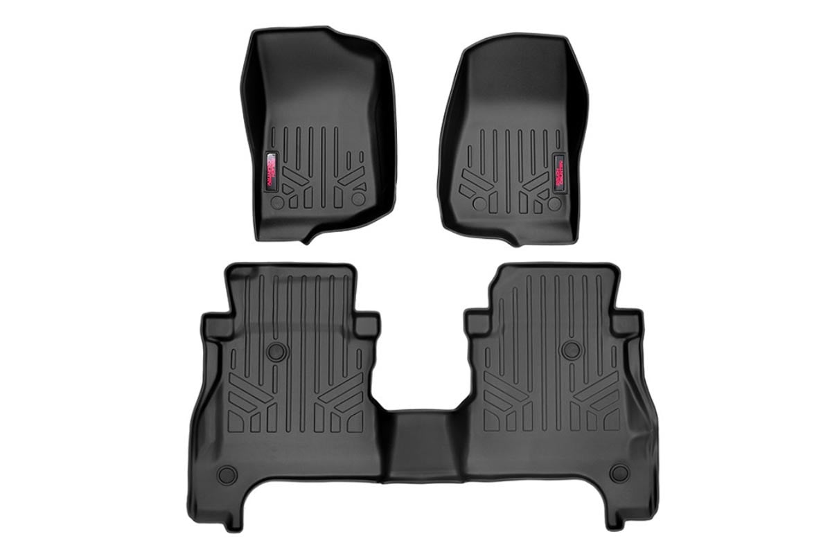 Floor Mats | FR & RR | RR Lockable | Jeep Gladiator JT 4WD (2020-2023)