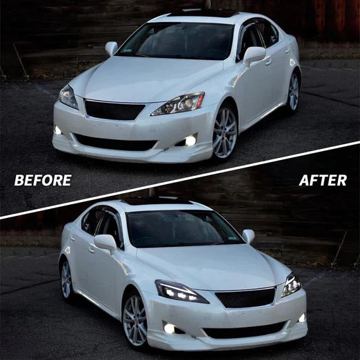 Full LED Projector Headlights For Lexus IS250 IS350 2006-2012 IS200d IS F 2008-2014