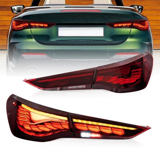 VLAND OLED Rear Lights For BMW 4-Series Second Generation (G22/G23/G26) 2020-2022 Tail Lights Assembly