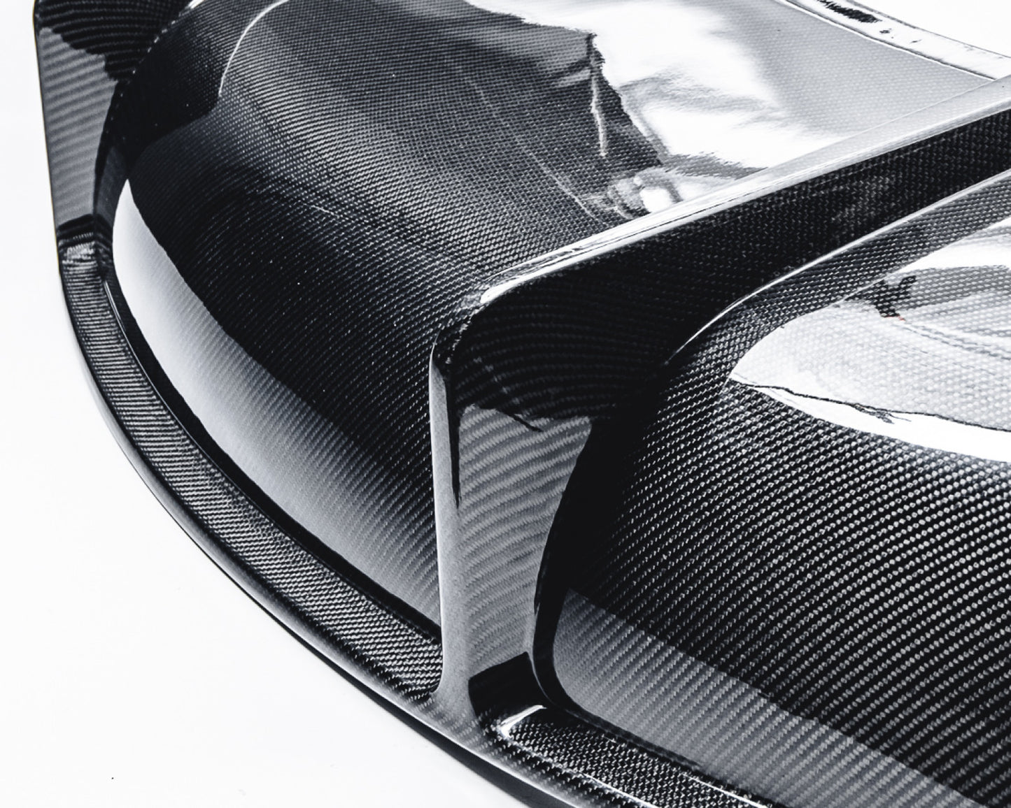 VR Aero Gloss Carbon Fiber Rear Diffuser Tesla Model 3 2018