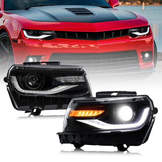 LED Projector Headlights For Chevy Chevrolet Camaro 2014 2015