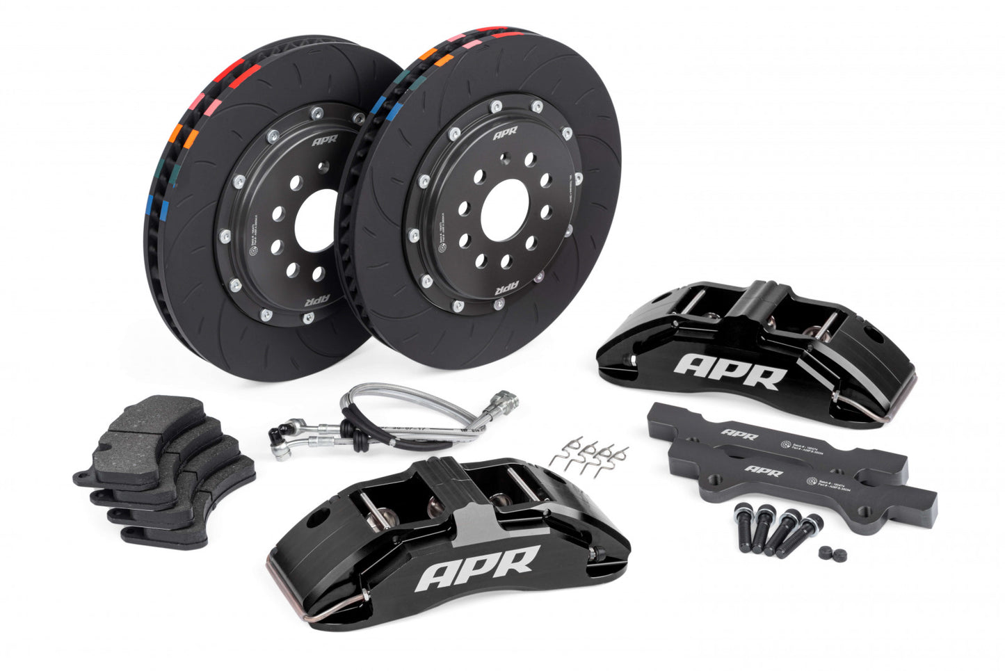 APR 350x34mm 6 Piston Brakes (Black) - MK6 R