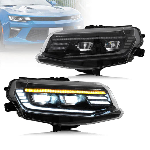 LED Projector Headlights For Chevrolet / Chevy Camaro 2016-2018