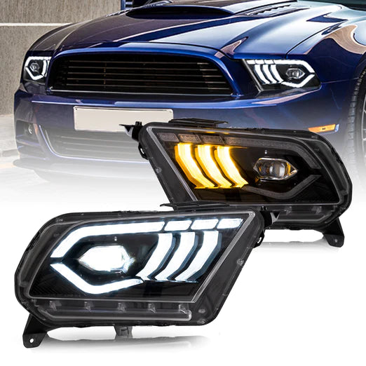 LED Projector Headlights For Ford Mustang 2010-2014