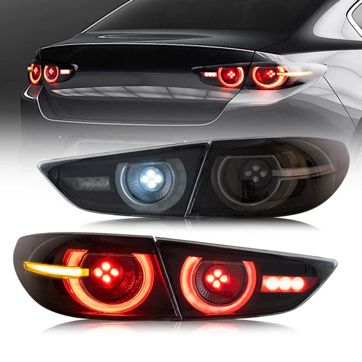 VLAND LED Tail Lights For Mazda 3/Mazda Axela Sedan 2019-2023 4th Gen (Fourth generation)