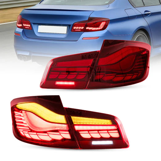 VLAND OLED Tail Lights For BMW 5-Series 2010-2017 F10 F18 6th Gen