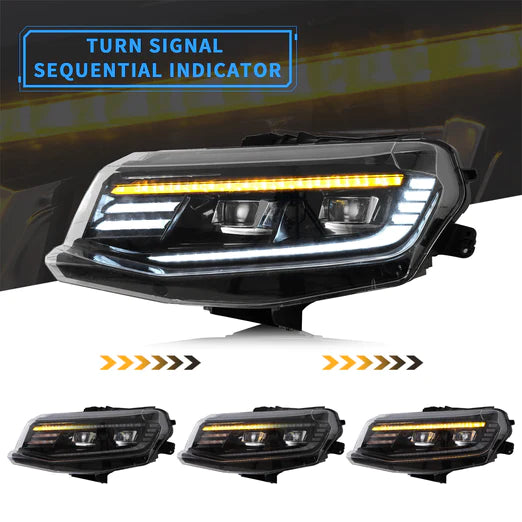 LED Projector Headlights For Chevrolet / Chevy Camaro 2016-2018