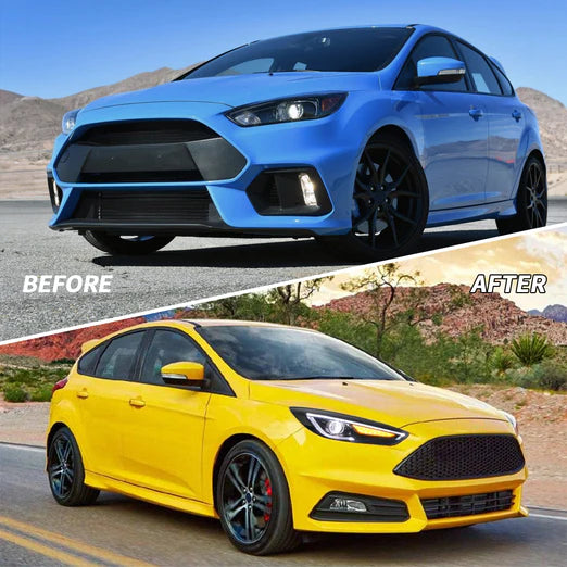 LED Demon Eye Headlights For Ford Focus 2015-2017 With Sequential Indicators Turn Signals