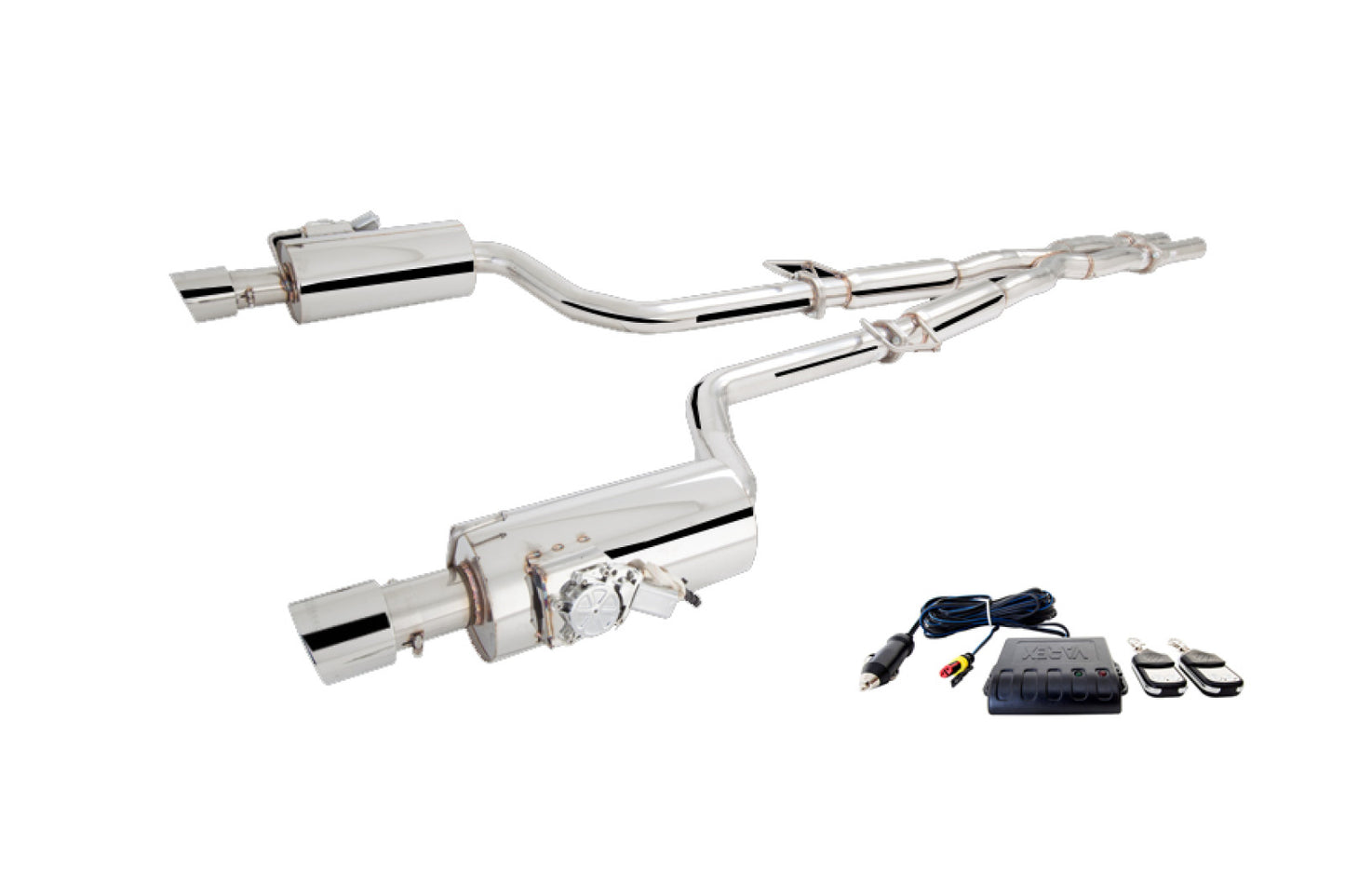 XForce Chrysler 300C 6.1L Stainless Steel Twin 3" Cat-Back System with Varex Mufflers