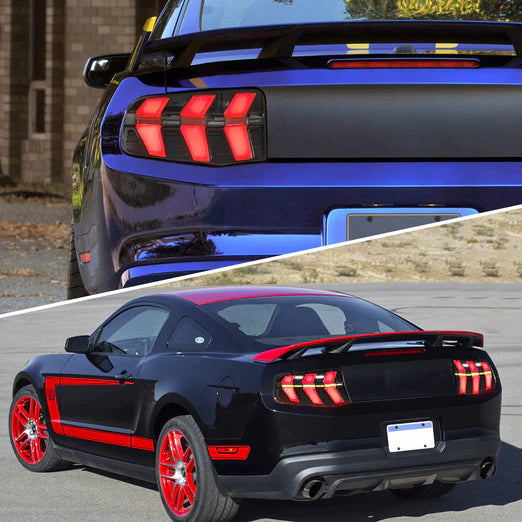 LED Tail Lights For Ford Mustang 2010 2011 2012 with 7 Lighting Modes