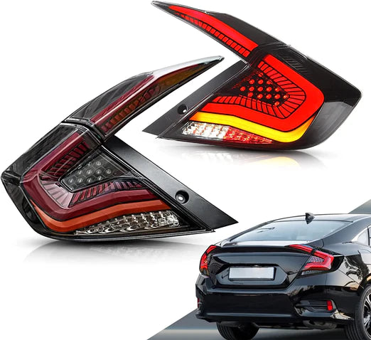 Led Tail Lights For 2016-2021 Honda Civic Sedan 10th Gen