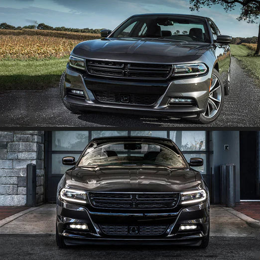LED Headlights For Dodge Charger 2015-UP OEM Factory Front Lights Assembly