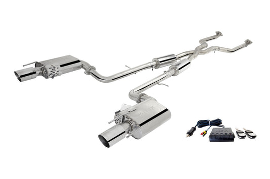 XForce Lexus IS 250/350 6cyl 2014- Dual Cat-Back System With Varex Mufflers