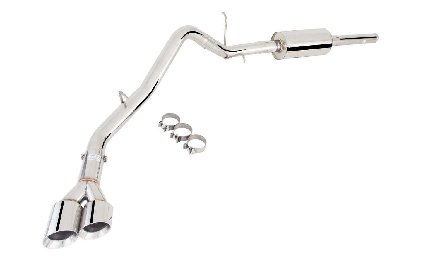 XForce GMC Sierra 2011-2019 V8, 3" Stainless Steel Cat-Back System