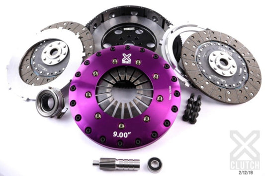 XClutch 9" Rigid Twin Solid Plate Organic Clutch Kit Scion FR-S 2013-2016/Subaru BRZ 2013+/Toyota 86 2017