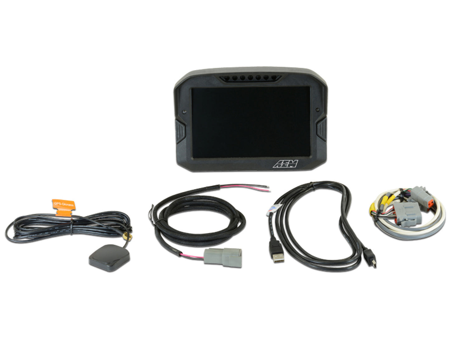 AEM CD-7 Carbon Digital Racing and Logging Dash Display - Non-Logging / GPS Enabled