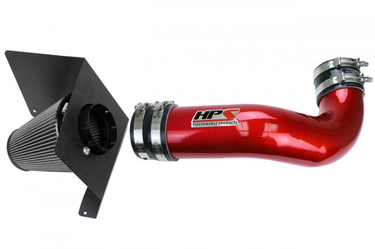 HPS Performance Red Cold Air Intake Kit for 07-09 Cadillac Escalade 6.2L V8