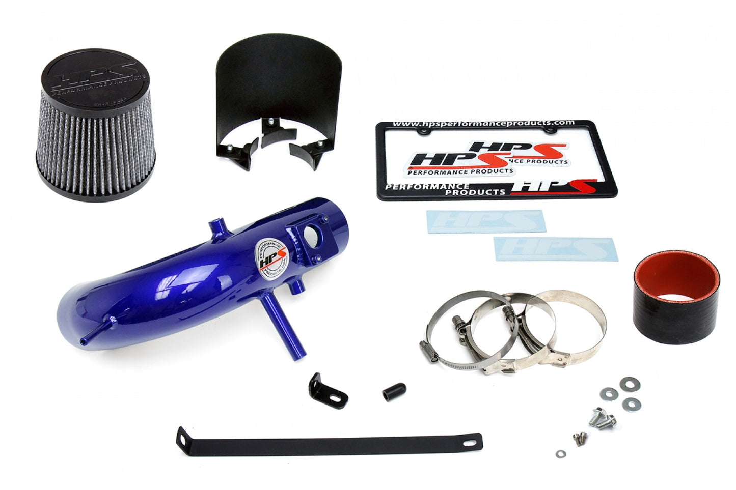 HPS Performance Blue Shortram Air Intake Kit for 12-17 Toyota Camry 2.5L 4Cyl