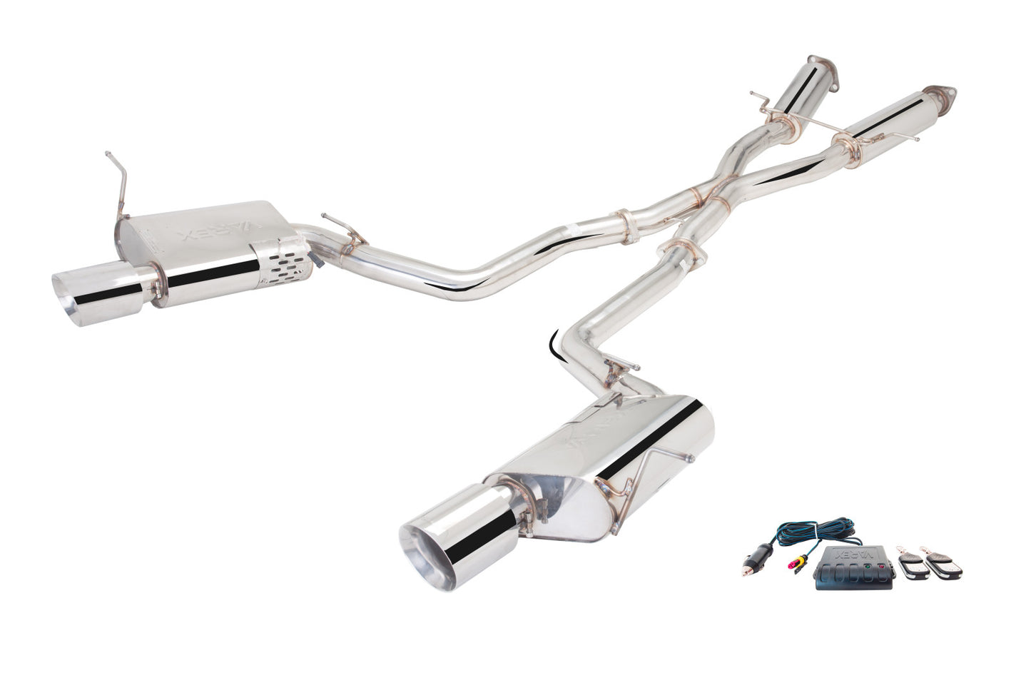 XForce 2011  Jeep Grand Cherokee SRT8 Cat-Back System Dual-Side Varex Mufflers