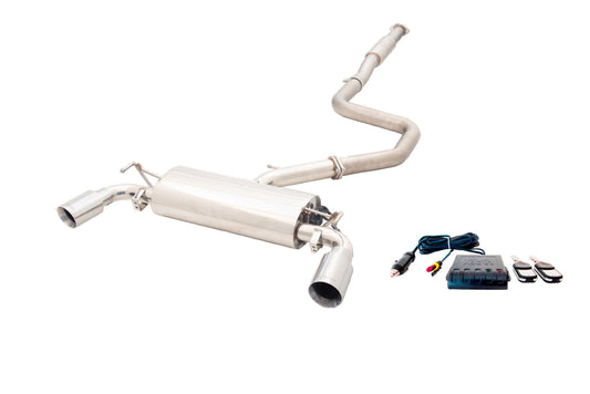 XForce Hyundai Veloster N/I30N 2018- Stainless Steel Cat-Back System with Varex Muffler Including Smartbox Controller