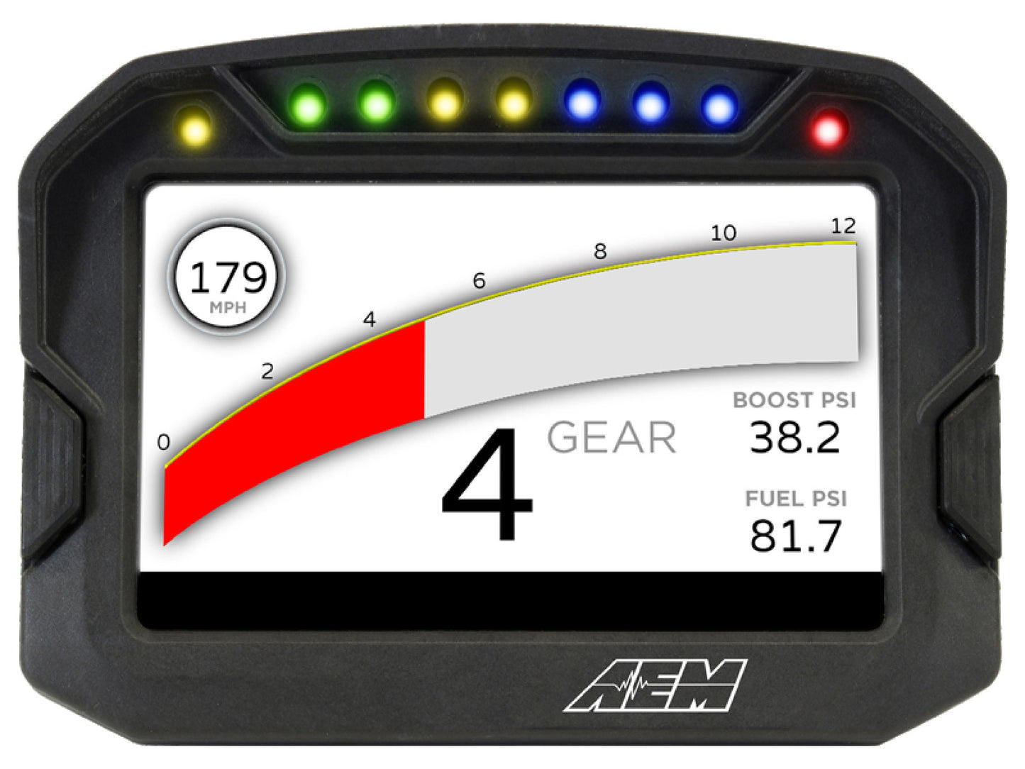 AEM CD-5 Carbon Digital Racing Non-Logging GPS Enabled Dash Display