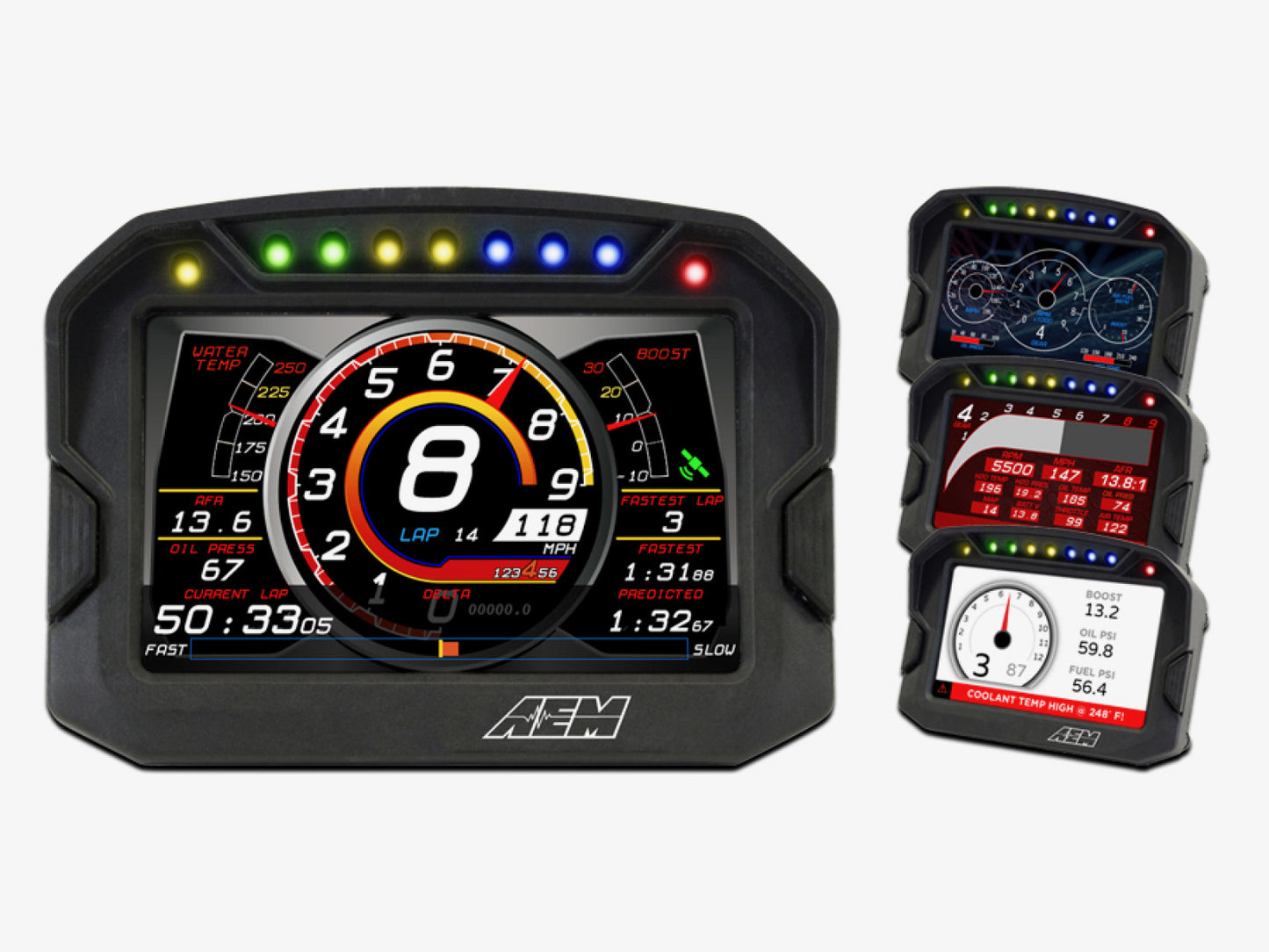 AEM CD-5 Carbon Digital Racing Dash Non-Logging/ Non-GPS Display