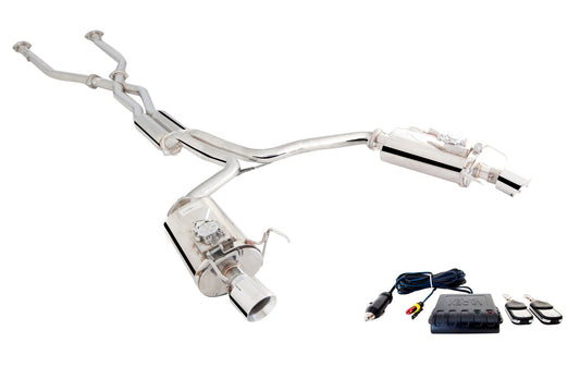 XForce Lexus IS 250/350 6cyl 2005-2013 Dual Cat-Back System With Varex Mufflers