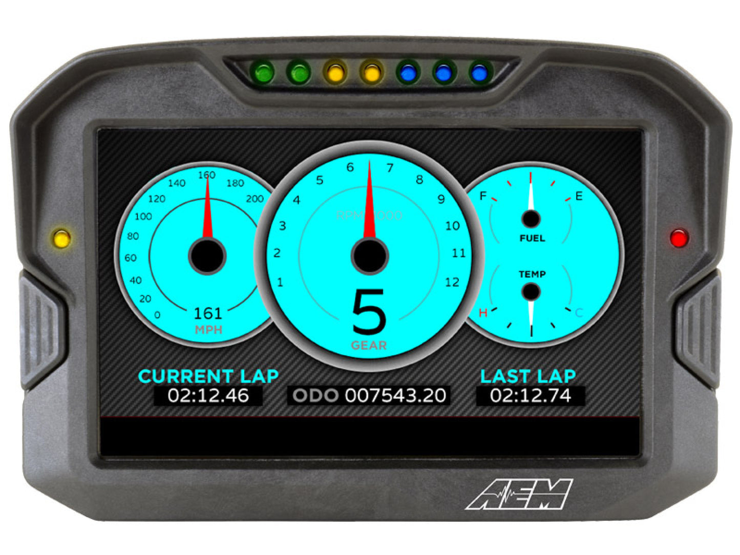 AEM CD-7 Carbon Digital Racing and Logging Dash Display - Logging / Non-GPS