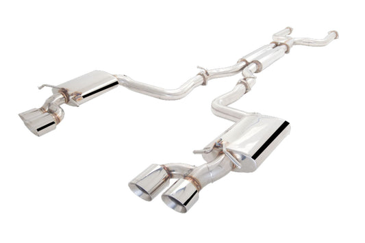 XForce 2008-2014 Mercedes Benz C63 AMG Stainless Steel Twin 3" Cat Back System.