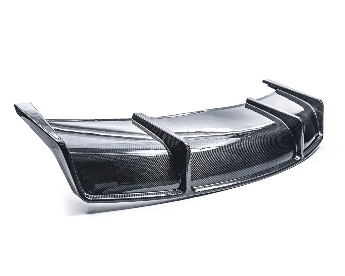 VR Aero Gloss Carbon Fiber Rear Diffuser Tesla Model 3 2018