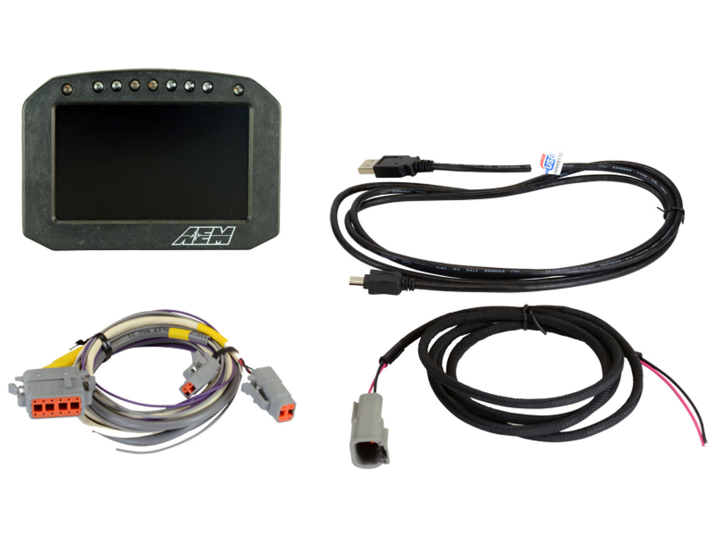 AEM CD-5 Carbon Flat Panel Digital Racing Dash Display - Non-Logging / Non-GPS