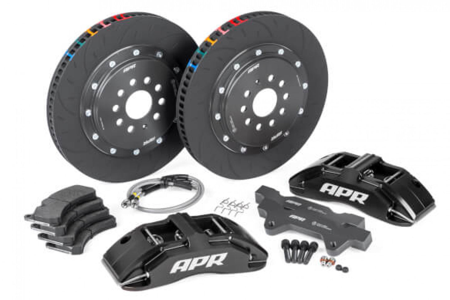 APR Brakes - 380x34mm 2-piece 6 Piston Kit - Front - Black - (MLB 345mm)