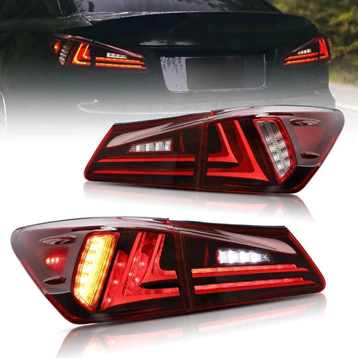 Full LED Tail Lights For Lexus IS250 IS350 2005-2013 ISF 2007-2014