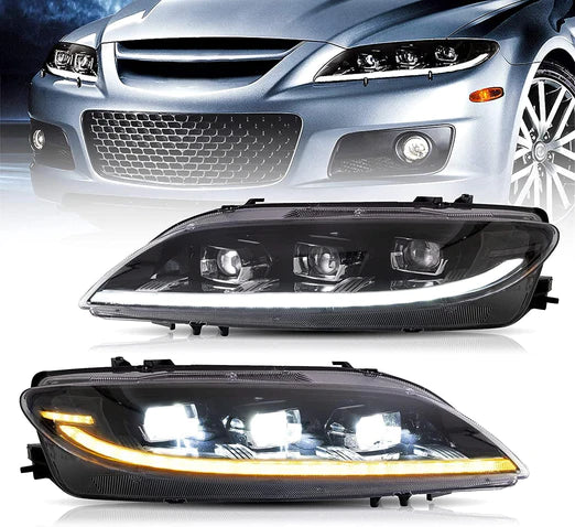 Headlights For Mazda 6 First Generation (GG1) 2002-2008