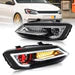 LED Headlights For Volkswagen (VW) Polo MK5 2011-2017 Turn Signal with Sequential indicators